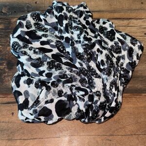 Snow Leopard Print Infinity Scarf by Tommy Bahama